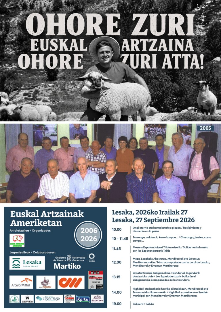 Lesaka – Euskal Artzainak Ameriketan